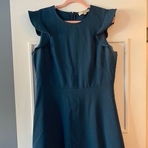 Teal Loft work dress